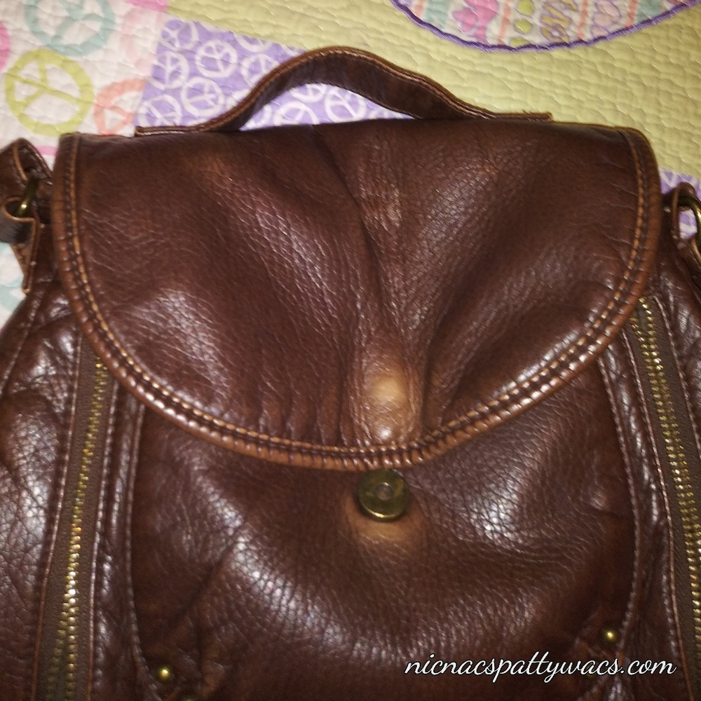 Leather purse from Claire's